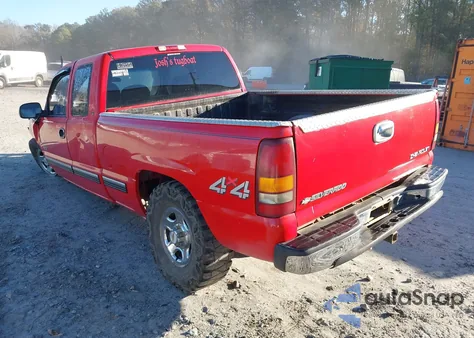2000 Chevrolet Silverado 1500 Ls из США, поврежденный, VIN 1GCEK19VXYE265608